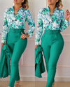 Printed Shirt and Pants Set | OWNLUXE