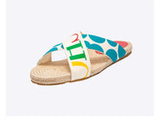 Woven Flat Women’s Slides – Casual Summer Comfort Slippers