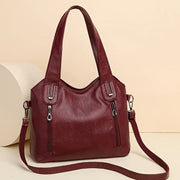 Spacious Leather Removable-Strap Crossbody Bag | OWNLUXE
