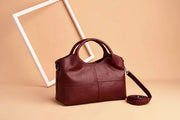 Soft Leather Crossbody Handbag - Casual Tote & Messenger Bag | OWNLUXE