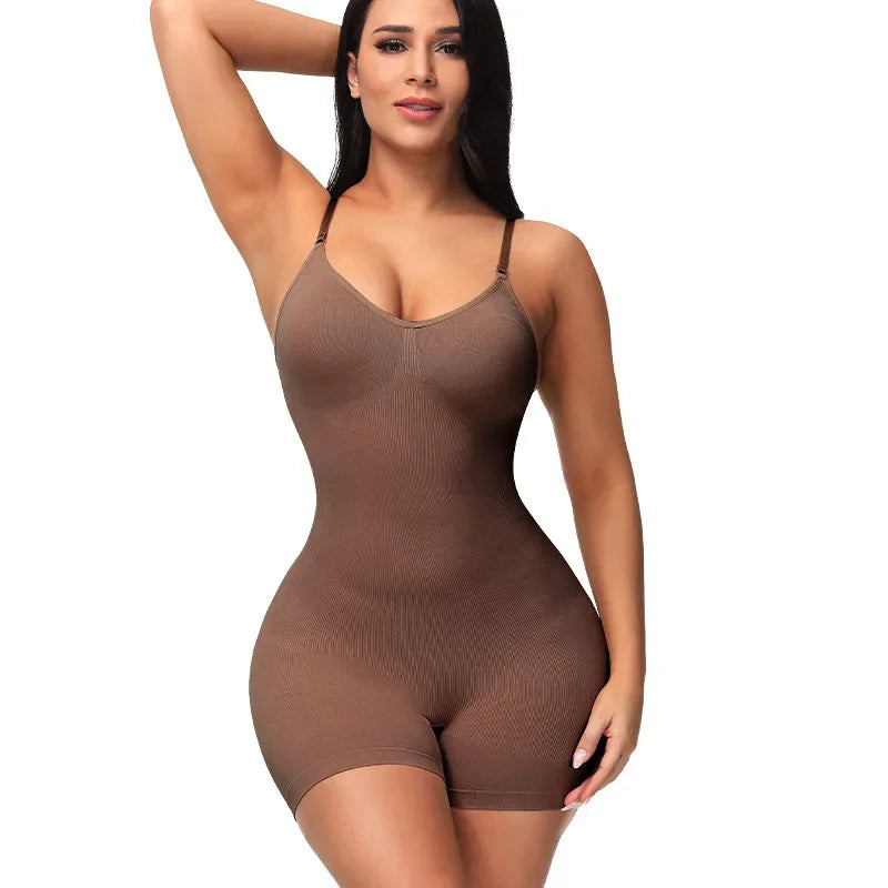 Women’s Full Body Shaper Bodysuit – Tummy & Thigh Slimmer