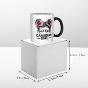 Canada Canadian Maple Leaf Roundel Mug Funny Ceramic Coffee Cups Tea Mugs Milk Cup Drinkware Gift for Friends
