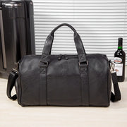 Spacious Leather Shoe-Compartment Travel Duffel Bag | OWNLUXE