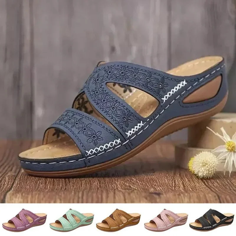Women's Open Toe Platform Wedge Sandals – Shop at OWNLUXE