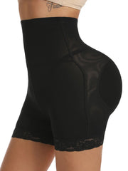 High Waisted Padded Butt Lifter Shapewear - Tummy Control Panty