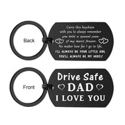 Best Dad Stainless Steel Keychain – Father’s Day Gift