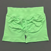 HISTELLO Sports Shorts 4.5" Women Yoga Shorts Seamless Low Waist Scrunch Bum Gym Leggings Workout Stretch Fitness Sports Shorts