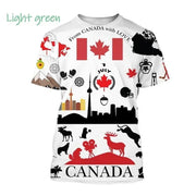 I Love Canada Flag Graphic T Shirt For Men Clothing T-Shirt | OWNLUXE