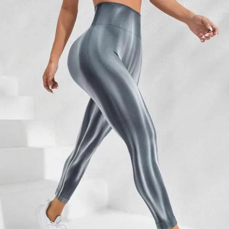Women’s Seamless High-Waist Yoga Leggings – Breathable, Stretchy & Full-Length