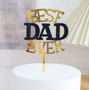 Father’s Day Acrylic Sign – Modern Clear Tabletop Décor