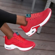 Breathable Patchwork Lace-Up Sneakers for Everyday Wear