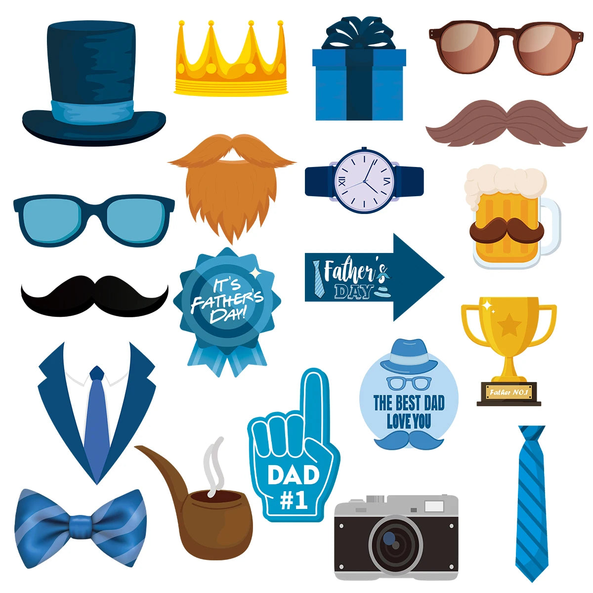 🎉 20-Piece Father’s Day Party Set | Ensemble fête des Pères 20 pièces