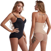 V-Neck Shapewear Bodysuit - Medium Control Tummy Shaper for Women