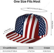 Adjustable American Hat Flag | OWNLUXE