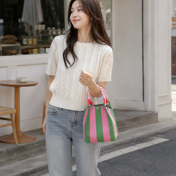 Crochet Mini Tote Bag – Shop at OWNLUXE