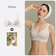 Women's Breathable Seamless Push Up Bra (Coral White) | OWNLUXE