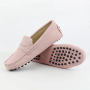 Women's Leather Loafers (Light Grey) – Shop at OWNLUXE