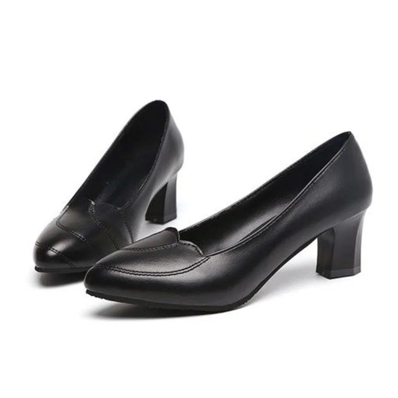 Patent Leather Buckle Slingback Pumps | OWNLUXE