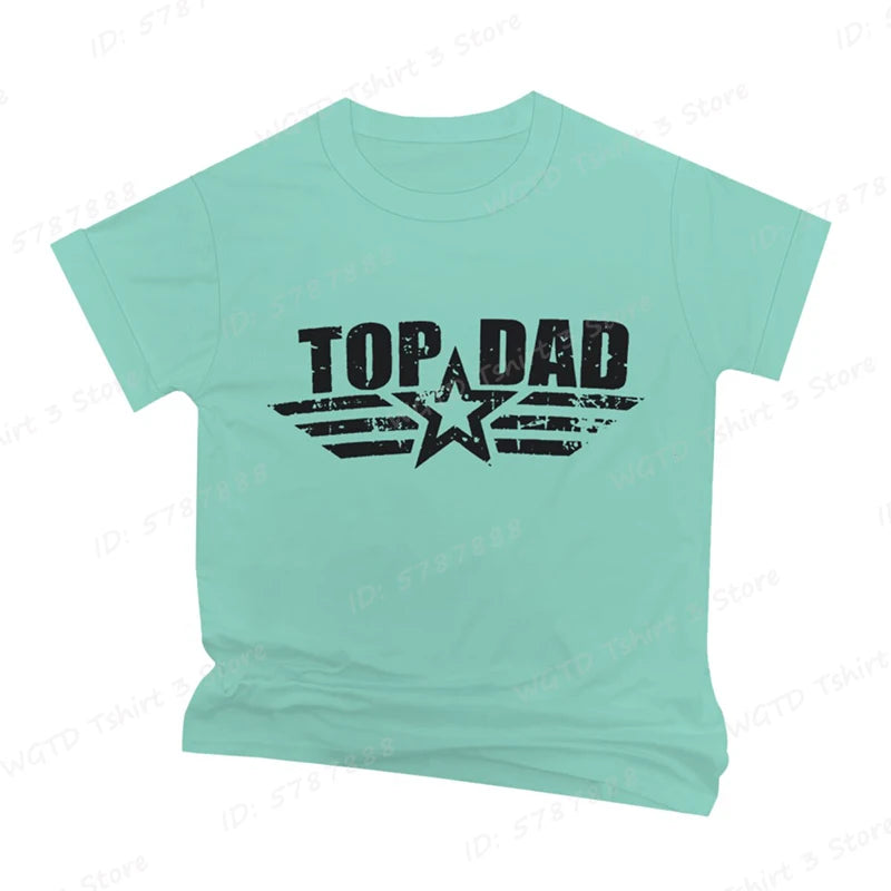 Top Dad Graphic T-Shirt – Unisex O‑Neck Short Sleeve
