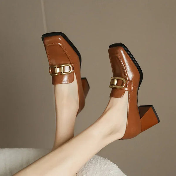 Women's Platform Pumps (White) | OWNLUXE