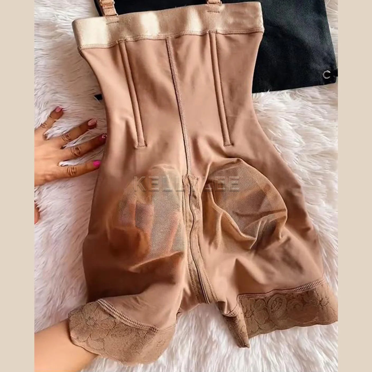 Open-Bust Seamless Body Shaper Faja Post Surgery