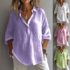 Women's Long-Sleeve Breathable Cotton Top | OWNLUXE