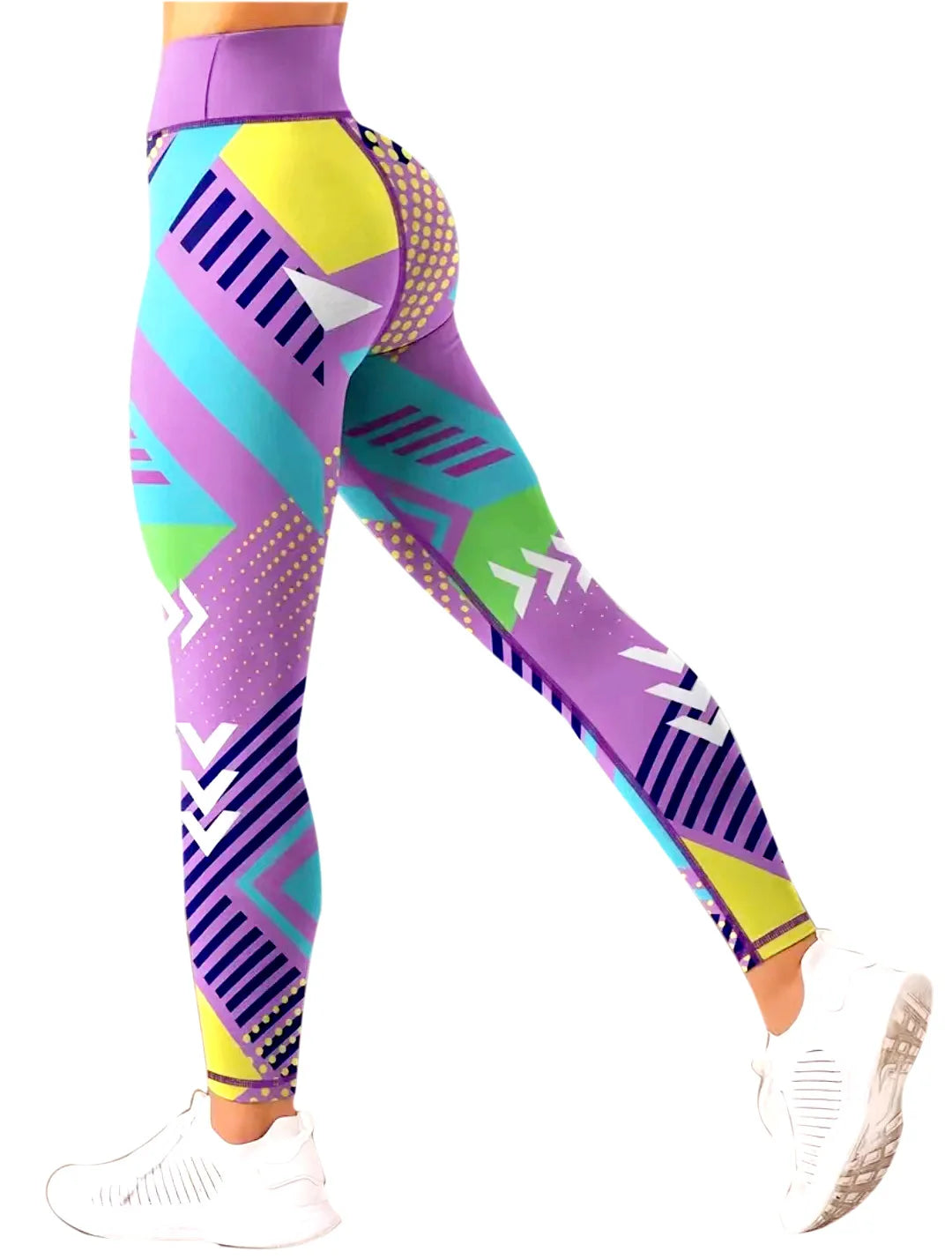Seamless High-waisted Nude Felling Printed Pants Women's | OWNLUXE