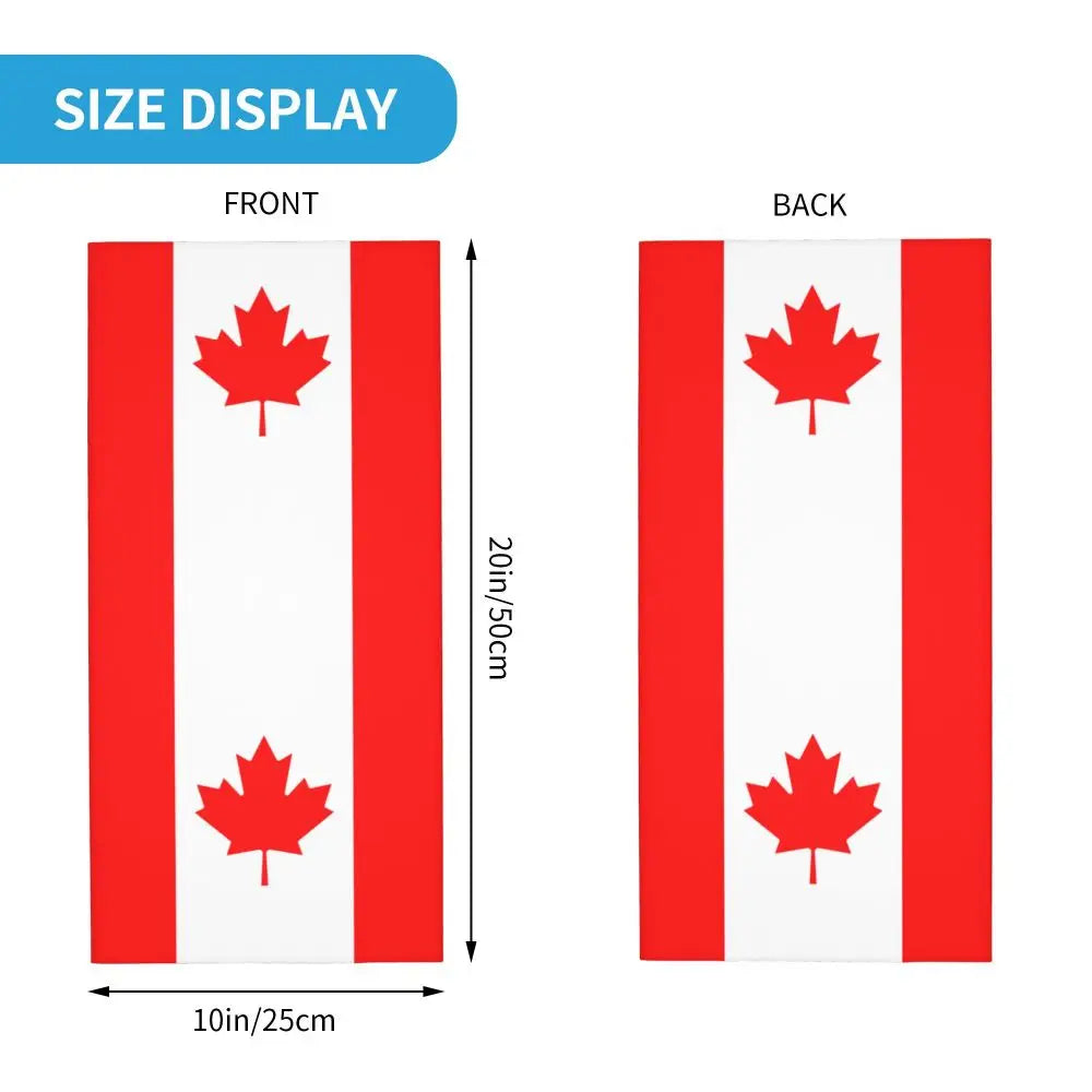 Canadian Flag Maple Leaf Neck Gaiter | OWNLUXE