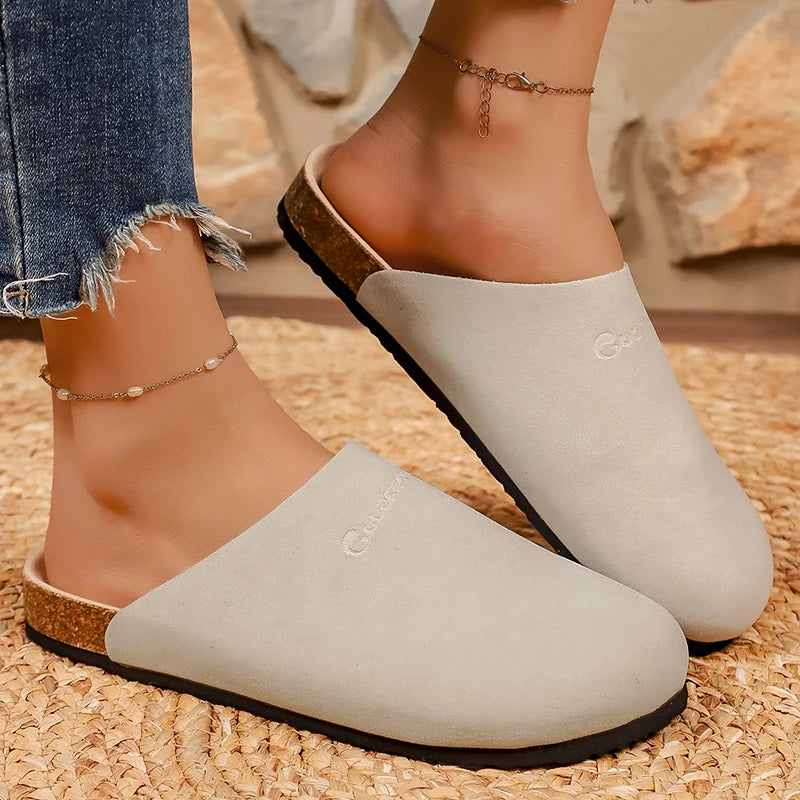 Women's Closed Toe Plus-Size Vintage Slippers – Shop at OWNLUXE
