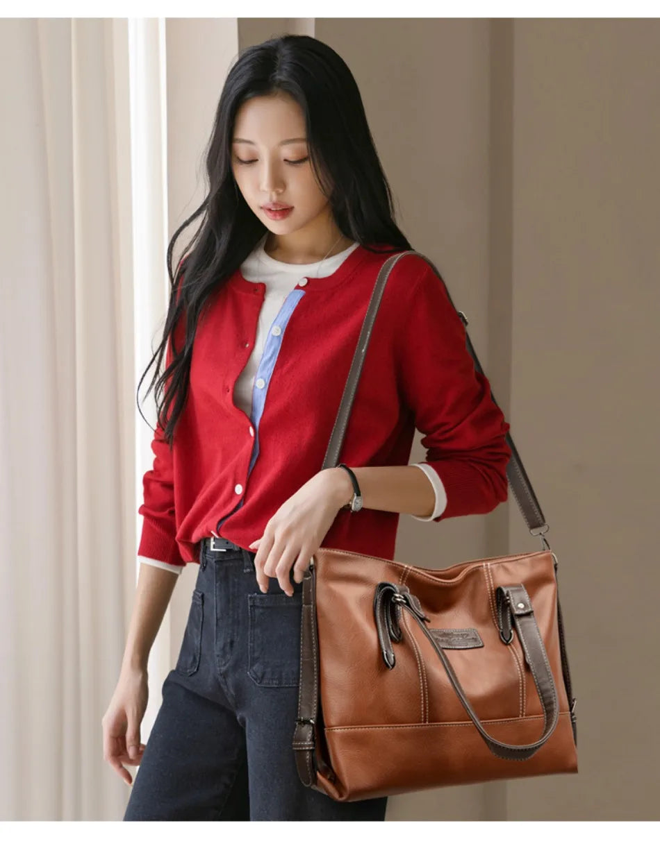 Four Arrows Luxury Handbag – Top Quality PU Leather Designer Shoulder Crossbody