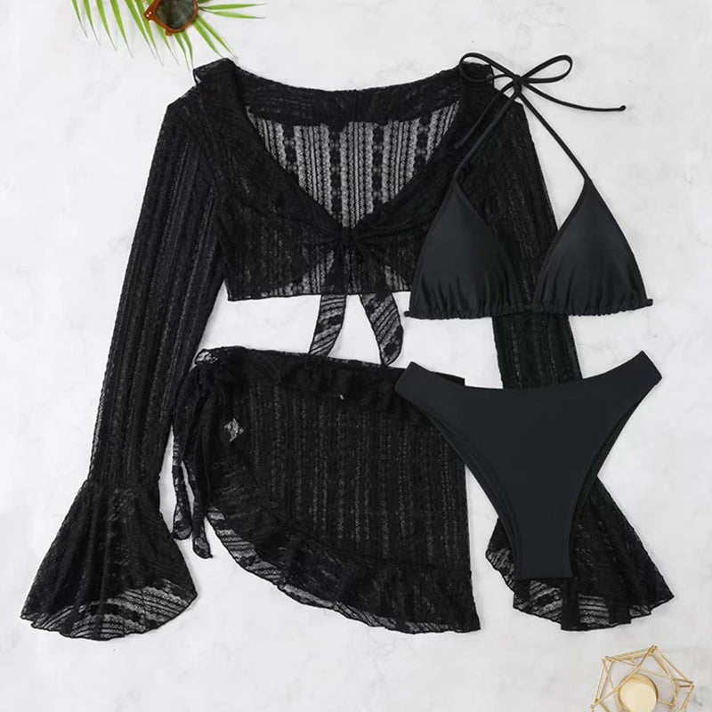 Long-Sleeve Swim Cover-Up | OWNLUXE
