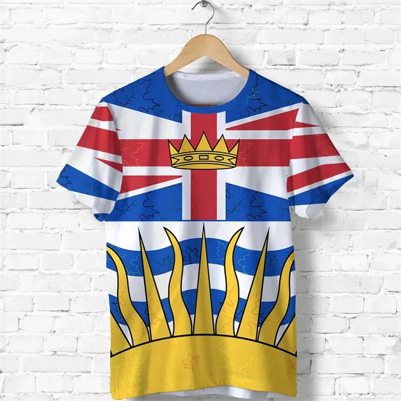 Canada Day T-shirt Canadian Flag Emblem Maple Leaf 3D | OWNLUXE