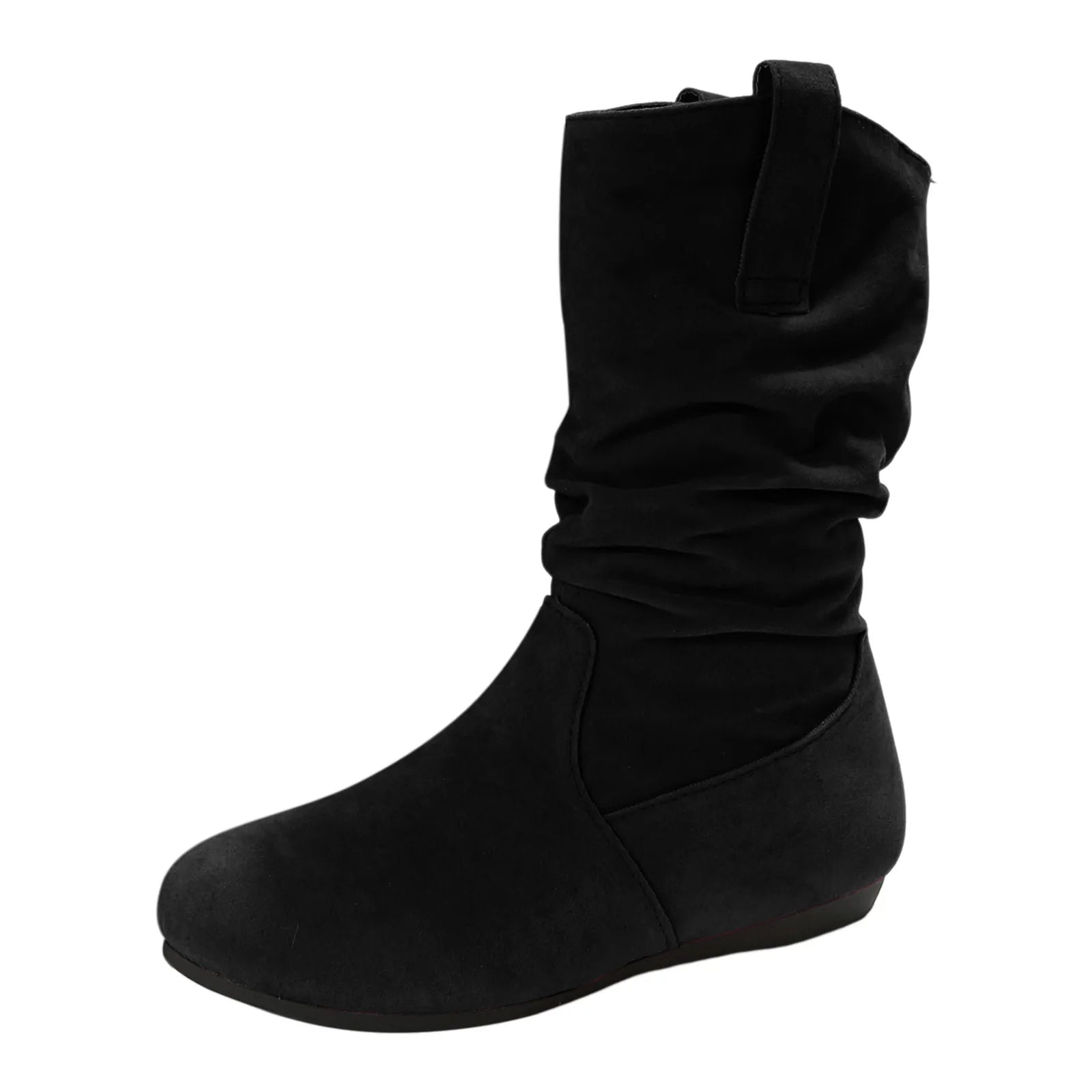 Sexy Animal Print Motorcycle Boots – Canvas Ankle Boots with Spike Heels & Fur