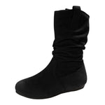 Load image into Gallery viewer, Sexy Animal Print Motorcycle Boots – Canvas Ankle Boots with Spike Heels &amp; Fur
