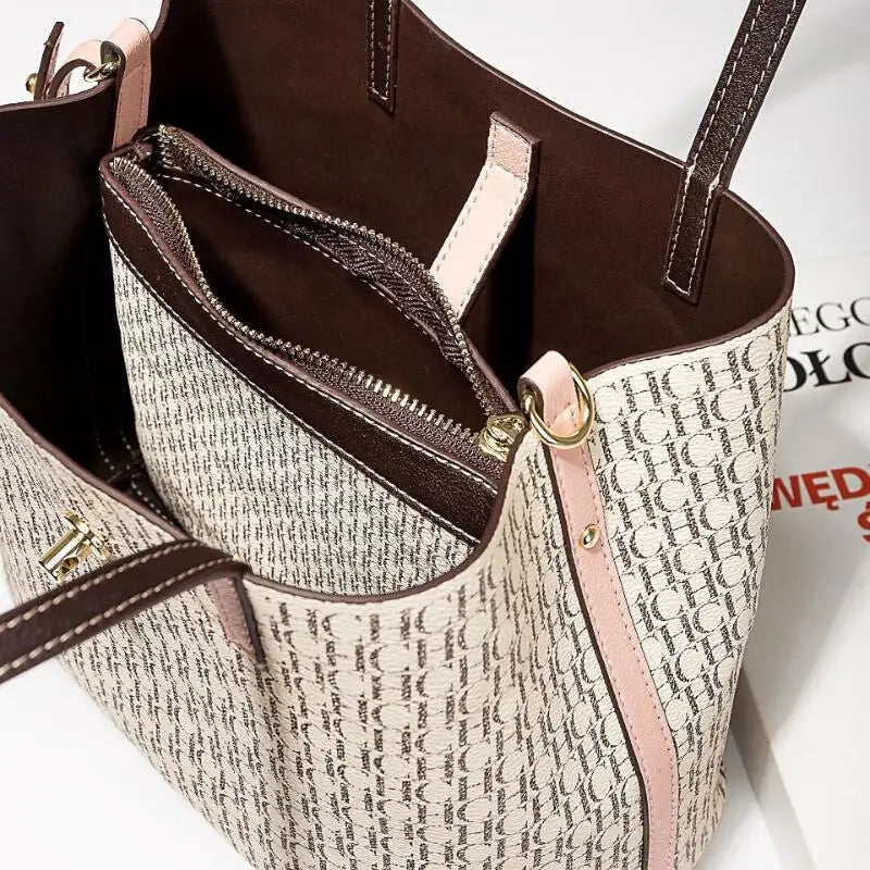 CH Classic Bucket Bag - 2025 Luxury PVC Crossbody