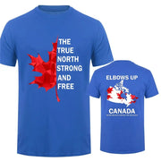 Elbows Up - True North Strong and Free Proud Canadian T-Shirt