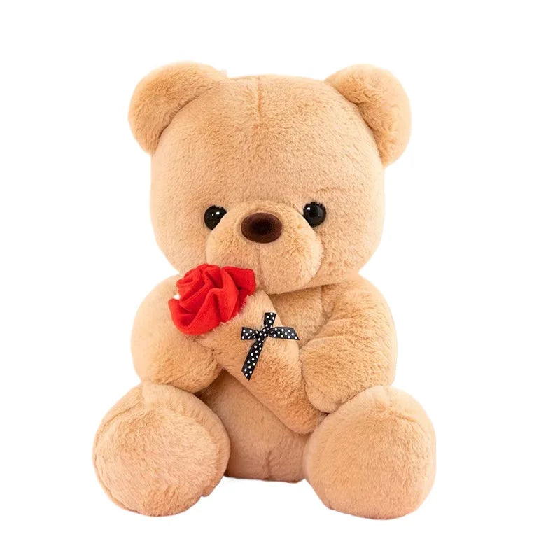 Rose Bear Plush Toy — Romantic Gift for Her | OWNLUXE