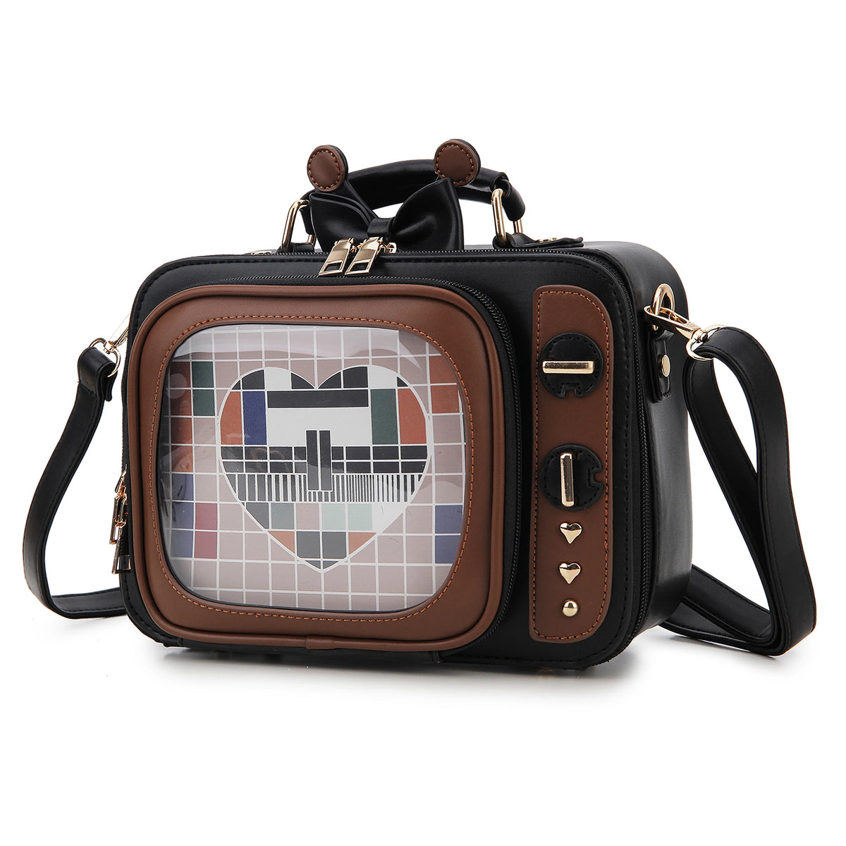 Novelty Tv Shape Ita Bag Retro Television Women Shoulder | OWNLUXE