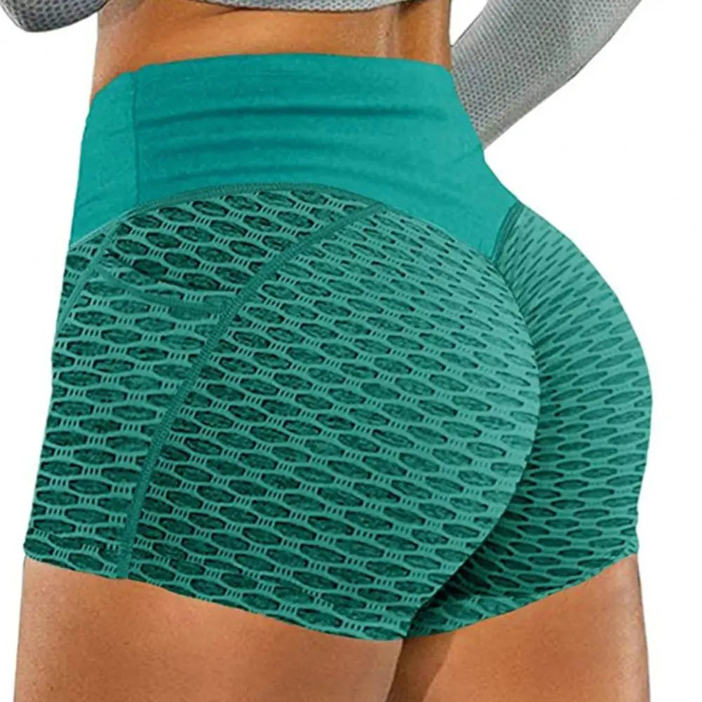 Women's High Waist Yoga Shorts – Tummy Control, Butt Lifting, Breathable Workout Shorts