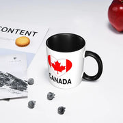 Maple Leaf Canada Canadian Is My Happy Place Mug Funny Ceramic Coffee Cups Tea Mugs Milk Cup Drinkware Gift for Friends