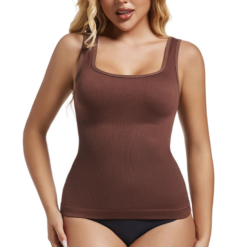 Tummy Control Tank Top Shapewear Seamless Compression Cami