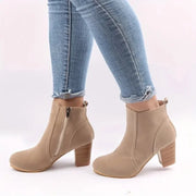 Women's Chunky Heels Boots | OWNLUXE