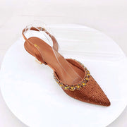 Crystal Sandals and Clutch Bag Set – Rhinestone Party Heels