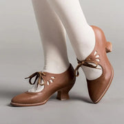 Women's Pointed Toe Lace Retro Pumps – Shop at OWNLUXE