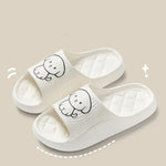 Load image into Gallery viewer, Comfortable EVA Animal Print Slides - Indoor Summer Slippers with Flat Heel
