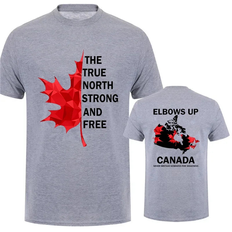 Elbows Up - True North Strong and Free Proud Canadian T-Shirt