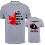 Elbows Up - True North Strong and Free Proud Canadian T-Shirt