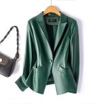 Load image into Gallery viewer, Women’s Casual Leather Jacket – All-Season Split Leather
