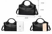 Soft Leather Crossbody Handbag - Casual Tote & Messenger Bag | OWNLUXE