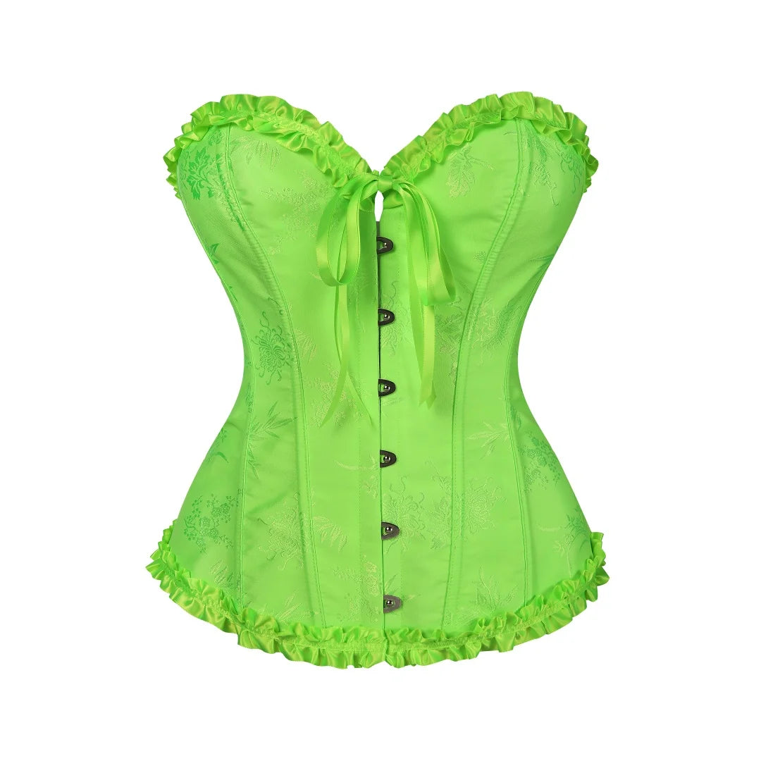 Ruffle Overbust Push-Up Top | OWNLUXE